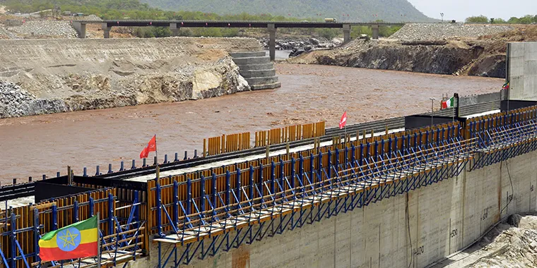 The Blue Nile in Guba, Ethiopia, on May 28, 2013. Ethiopia began diverting the Blue Nile as part of a giant dam project, risking unease from Egypt, a downstream nation. 