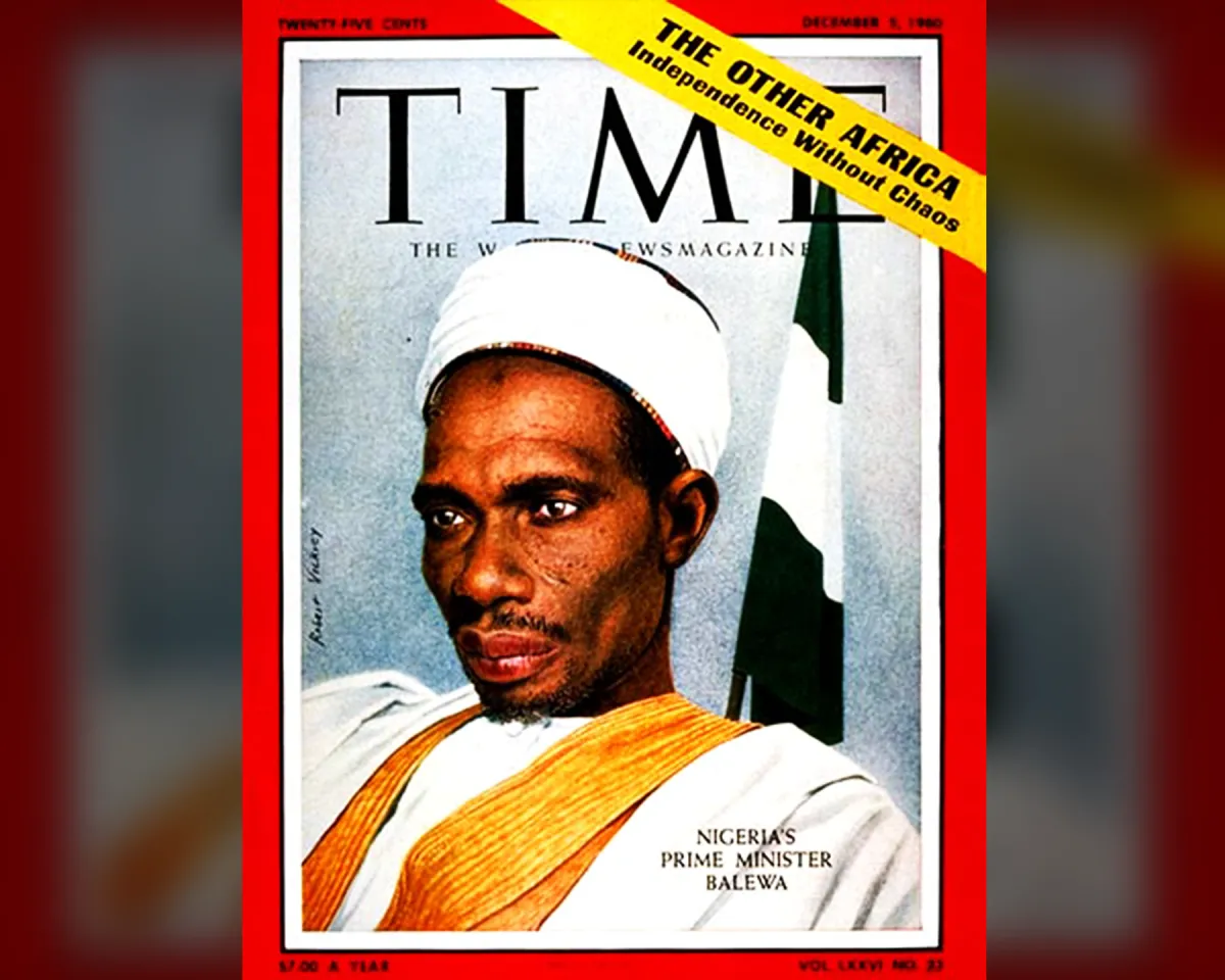 A Time Magazine cover illustration depicting independence activist Tom Mboya, a founding father of the Republic of Kenya, published March 7, 1960.
