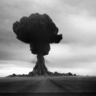 The first Soviet atomic bomb test on August 29, 1949.